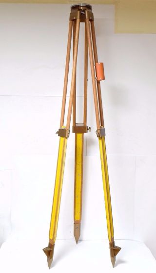 Wooden Tripod Lamp Vintage Lampie Stativ WILD HEERBRUGG 6