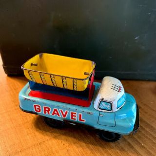 Vintage Mini Tin Toy Gravel Truck