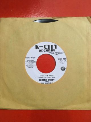 Eugene Smiley And The Essence Of Love 45 On K - City Rare Modern 70’s Soul