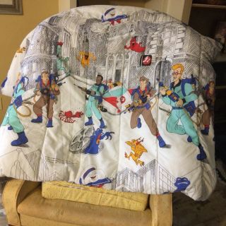 Twin Size Vintage Ghostbusters Comforter/fitted Sheet