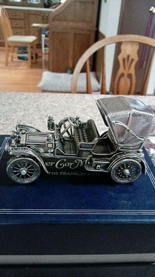 1904 MERCEDES SIMPLEX Sterling Silver Vintage Car Franklin Miniature 4