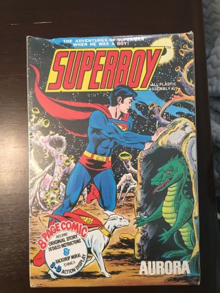 Vintage - Superboy Comic Scenes Model Kit Misb - Aurora 1974