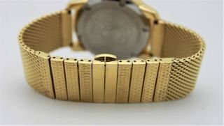 Movado Bold MB.  01.  1.  34.  6202 Men ' s Gold Tone Watch W/ Box 5