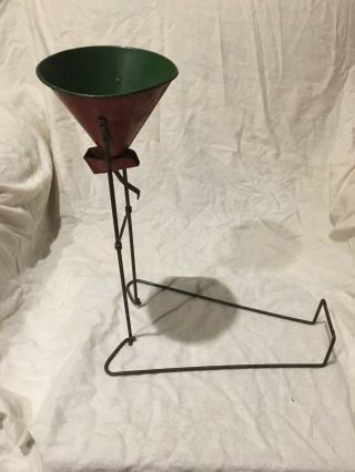 Vintage Parts WOLVERINE Sandy Andy Sand Loader Funnel and Stand 1 33 3