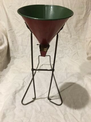 Vintage Parts WOLVERINE Sandy Andy Sand Loader Funnel and Stand 1 33 4
