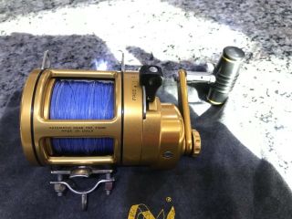 Duel 2.  5/0 2 Speed Big Game Conventional Reel.  Rare.  Made In Italy.