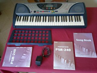 Keyboard Vtg Yamaha Portatone Psr 240 Electronic Piano Midi