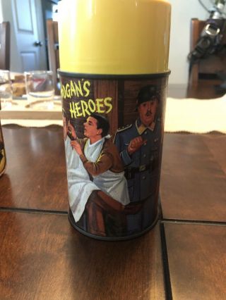 HOGAN ' S HEROES Dome Lunch Box With Thermos - 1966 Vintage - 9