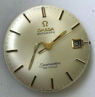 Vintage Omega Automatic Seamaster De Ville Mens Watch Movement W.  Date,  Cal.  565