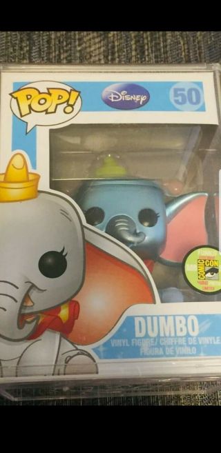 Funko Pop Dumbo Metallic 2013 Sdcc Limited 480 Piece Rare
