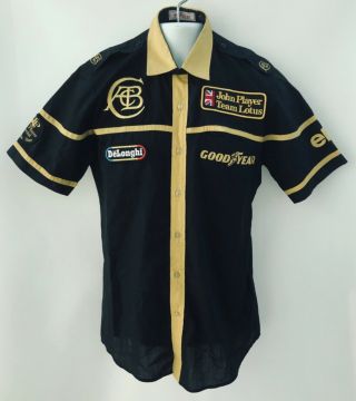 Very Rare 1986 Lotus Ayrton Senna,  Colin Chapman Pit Crew Shirt.  Jps