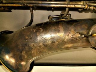 Vintage Buffett Crampon Evette Schaeffer Carl Fischer Alto Saxophone For Repair 5