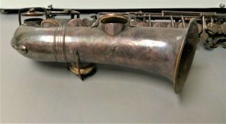 Vintage Buffett Crampon Evette Schaeffer Carl Fischer Alto Saxophone For Repair 6