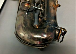 Vintage Buffett Crampon Evette Schaeffer Carl Fischer Alto Saxophone For Repair 8