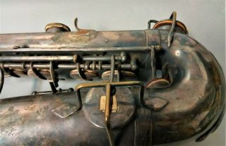 Vintage Buffett Crampon Evette Schaeffer Carl Fischer Alto Saxophone For Repair 9
