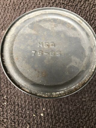 Harley Davidson Motorcycle Oil Full Metal Can Antique 2