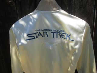 STAR TREK: The Motion Picture Vintage Satin Film Crew Jacket GENE RODDENBERRY 3