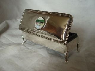 RMS OPHIR RING BOX STERLING SILVER BIRMINGHAM 1920 5