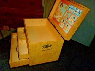 EFFANBEE VINTAGE DY - DEE BABY DOLL Large 3 drawer Trunk Very good 5