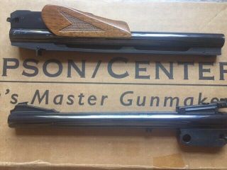 Vintage Thompson Center Contender.  357 Mag And 22 Lr Walnut Checkered Forearm