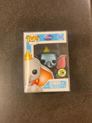 Funko Pop Dumbo Metallic 2013 Sdcc Limited 480 Piece Rare With Pop Protector