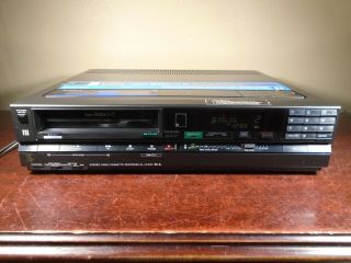 Vintage Sony Sl - Hf600 Betamax Vcr,  Flip Cover Broken