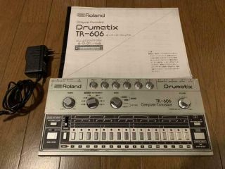 Roland Tr - 606 Drumatix Computer Controlled Vintage Drum Machine From Japan