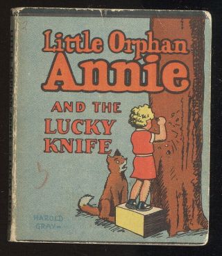 1934 Miniature Whitman Book,  Little Orphan Annie And The Lucky Knife