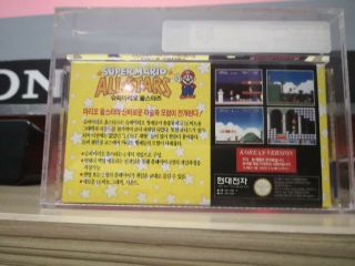 Mario All Stars Korean Version VGA85 RARE 2