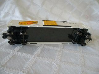 ULTRA RARE - VINTAGE KRIS MODEL TRAINS KMT - WHITE KODAK BOX CAR - W ORG BOX - 10