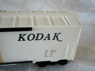 ULTRA RARE - VINTAGE KRIS MODEL TRAINS KMT - WHITE KODAK BOX CAR - W ORG BOX - 5