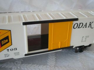 ULTRA RARE - VINTAGE KRIS MODEL TRAINS KMT - WHITE KODAK BOX CAR - W ORG BOX - 9