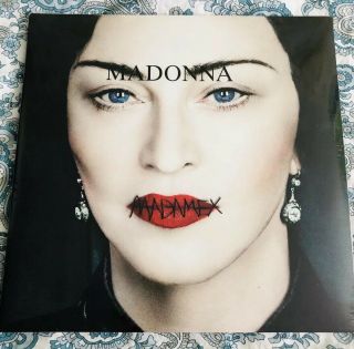 Madonna Madame X 2lp Vinyl Translucent Blue Usa Very Rare