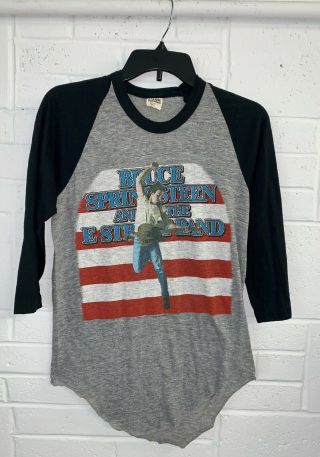 Vintage Bruce Springsteen 1984 - 85 Born In The Usa Concert Tour T - Shirt Small S