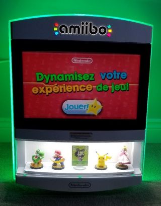 FRENCH EDITION Amiibo figures store display Nintendo EXTREMELY RARE 2