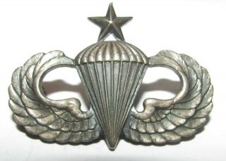 Sterling Senior Parachutist Wing United States Army Pin