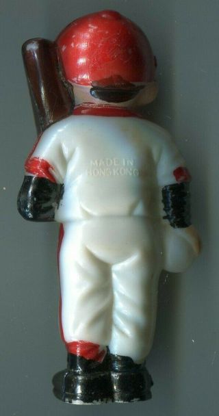Vintage 1950 ' s Celluloid Baseball Player - Hand Painted - Made in Hong Kong 2