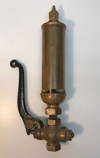 Vintage Steam Whistle And Valve