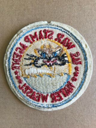 WWII U.  S.  War Stamp Agent Patch Water Weasel 2