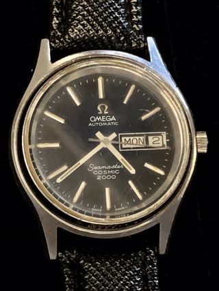 Omega Seamaster Cosmic 2000 Rare 1970 Swiss Made Men 38mm Automatic Watch