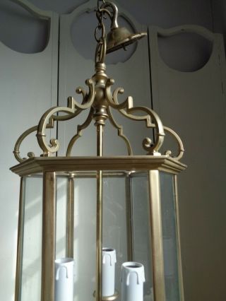 large vintage 3 light christopher wray lantern 2