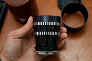 Rare Enna Munchen Ennalyt 1.  5/85 mm fast portrait lens near 4