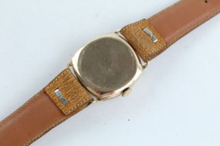 Vintage Gents ANGUS & COOTE Sydney 9ct Gold Cased WRISTWATCH Hand - Wind 5