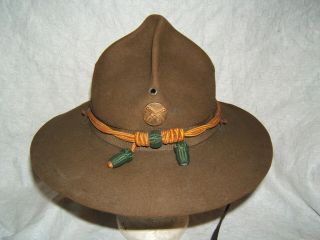 Pre Ww2 Wwii Us U.  S.  Army Mp Military Police Drill Instructor D.  I.  D I Cap Hat