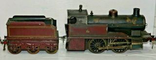Large Early Live Steam Railway Train & Tender Bing Marklin W.  H Jubb Lehmann Rare