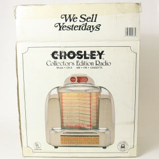 Vintage Crosley Cr - 9 Collectors Edition Am/fm Radio Cassette Jukebox Diner
