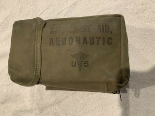 Wwii Usaaf Aeronautical Army Air Force Mounted First Aid Kit B - 17 P - 51 Medic