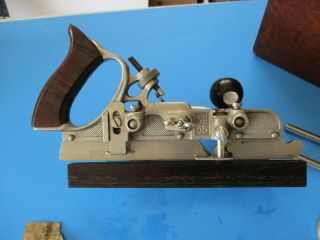 vintage Stanley No.  45 cutters & box combination woodworking plane 5