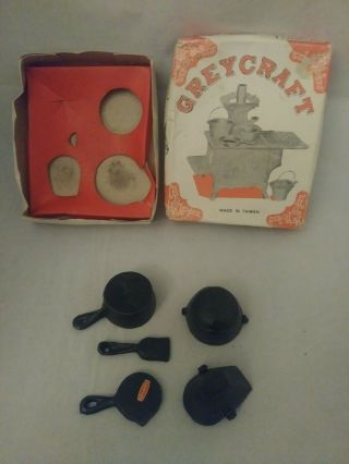 Vintage Boxed Set Of Greycraft 5 Piece Child 
