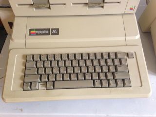 Vintage Apple IIe Enhanced Computer,  Dual disk,  Monitor,  Printer 2